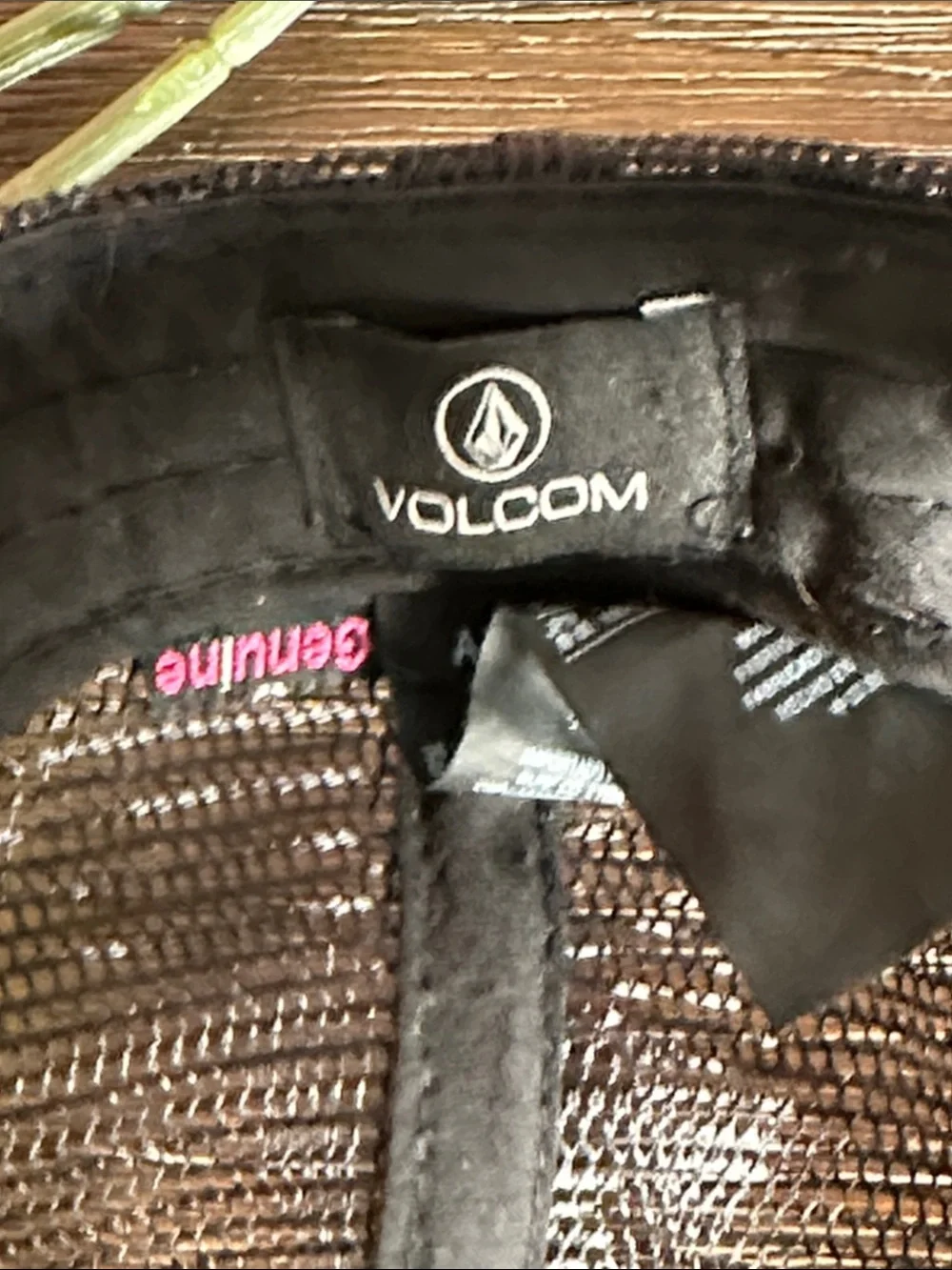 Volcom Tagurit Graphic Red and Black Floral Logo Cap